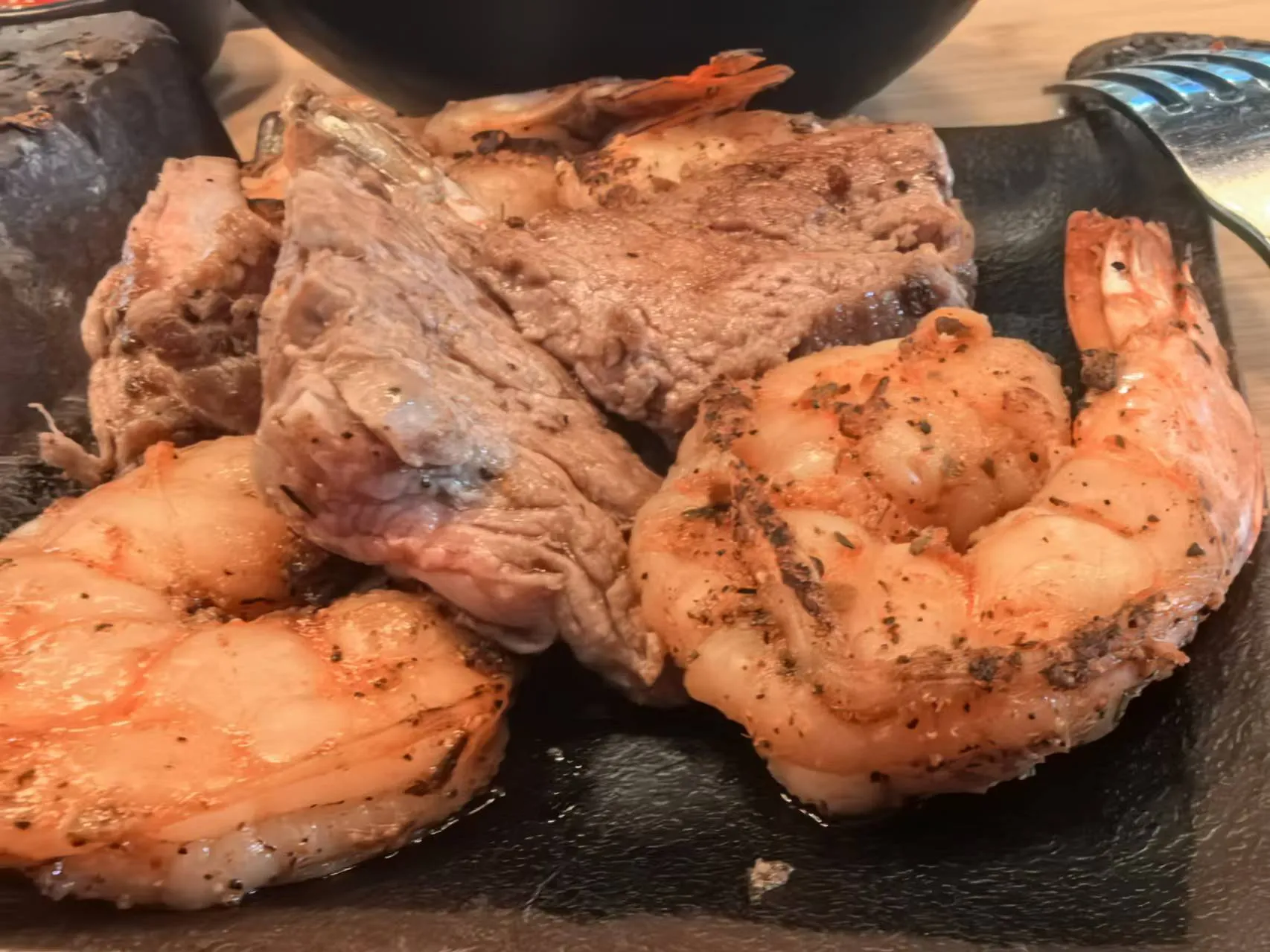 steak on stone